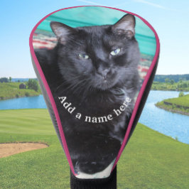 Create Your Own Custom Cat Owner Gift Pet Golf Headcover