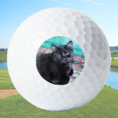 Create Your Own Custom Cat Owner Gift Pet Golfball