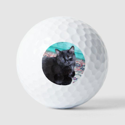 Create Your Own Custom Cat Owner Gift Pet Golfball (Vorderseite)