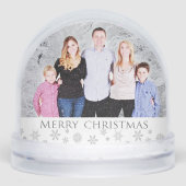 Create Your Own Custom Christmas Photo Schneekugeln (Vorderseite)