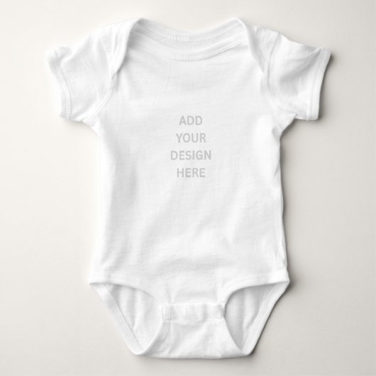 Create Your Own Custom Classic Cotton Baby Strampler (Vorderseite)