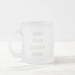 Create your own custom design 10oz mattglastasse