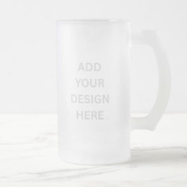 Create Your Own Custom Design 16oz  Mattglas Bierglas
