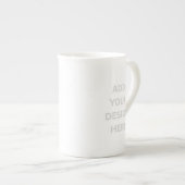 Create Your Own Custom Design Bone China Mug Porzellantasse (Vorderseite Rechts)
