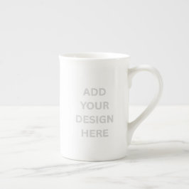 Create Your Own Custom Design Bone China Mug Porzellantasse