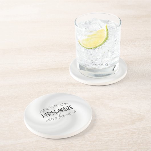 Create Your Own Custom Design Getränkeuntersetzer (Seite)