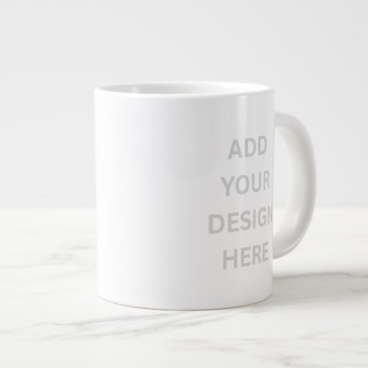 Create Your Own Custom Design Jumbo Mug Jumbo-Tasse (Vorderseite Rechts)