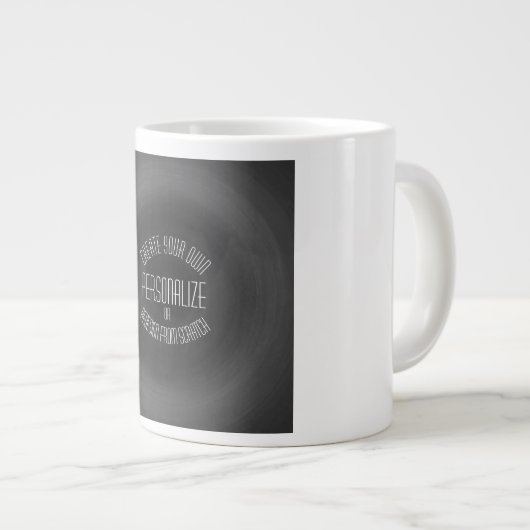 Create Your Own - Custom Design Jumbo-Tasse (Vorderseite Rechts)