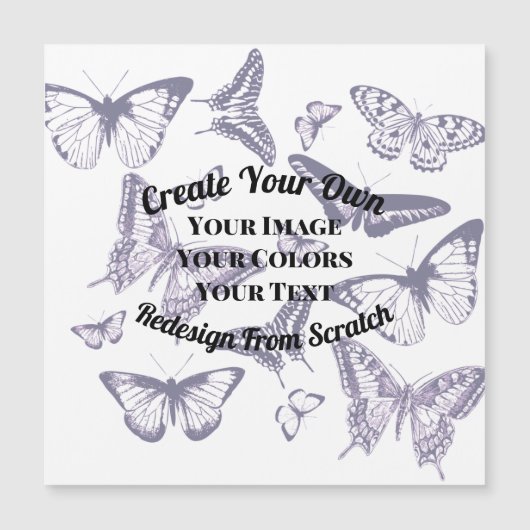 Create Your Own Custom Design Magnetic Card Magnetkarte (Vorderseite)