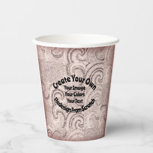 Create Your Own Custom Design Pappbecher (Vorderseite)