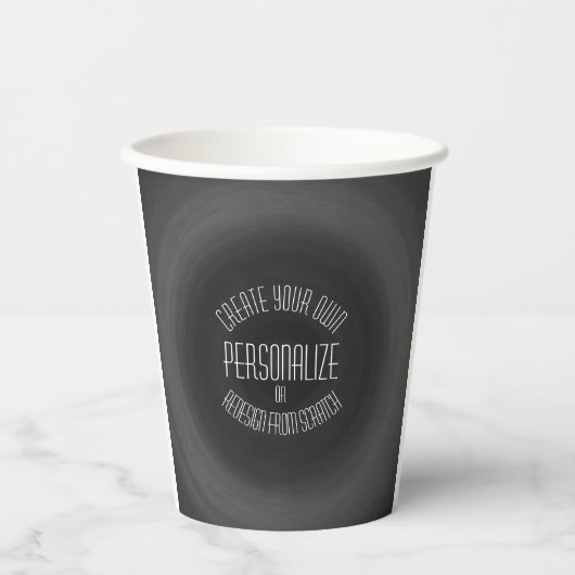 Create Your Own - Custom Design Pappbecher (Vorderseite)