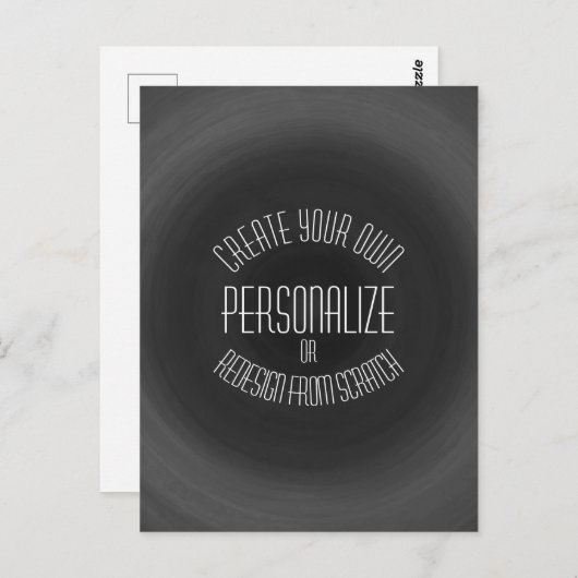 Create Your Own - Custom Design Postkarte (Vorne/Hinten)
