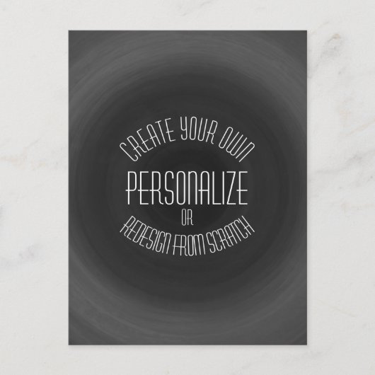 Create Your Own - Custom Design Postkarte (Vorderseite)