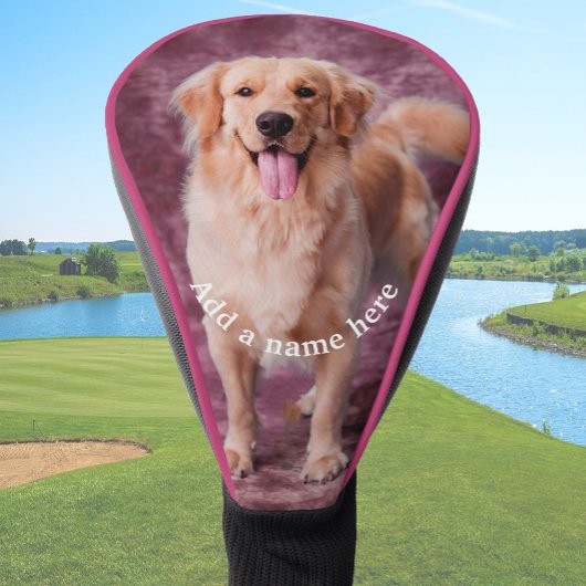 Create Your Own Custom Dog Owner Gift Pet Golf Headcover