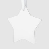  Create Your Own Custom Editable Photo Template Ornament (Vorderseite)