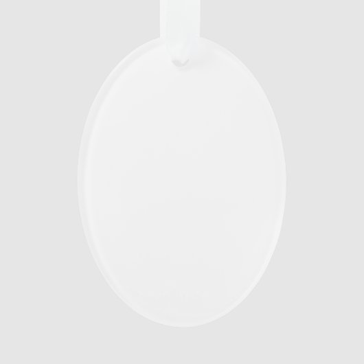  Create Your Own Custom Editable Photo Template Ornament (Vorderseite)