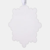  Create Your Own Custom Editable Photo Template Ornament Karte (Linke Ecke)