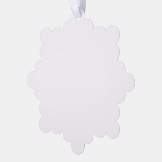 Create Your Own Custom Editable Photo Template Ornament Karte (Linke Ecke)