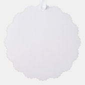  Create Your Own Custom Editable Photo Template Ornament Karte (Rückseite)