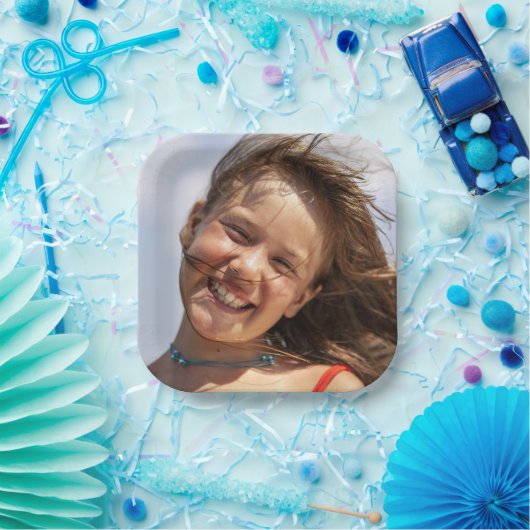 Create Your Own Custom Family Photo Pappteller (Party)