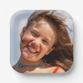 Create Your Own Custom Family Photo Pappteller (Vorderseite)