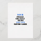 Create Your Own Custom Foil Invitations Folieneinladung (Vorderseite)