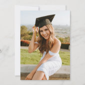 Create Your Own Custom Graduate 2 Photo Einladung (Vorderseite)