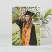 Create Your Own Custom Graduate Photo Ankündigung (Stehend Vorderseite)