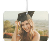 Create Your Own Custom Graduate Photo Autolufterfrischer (Rückseite)