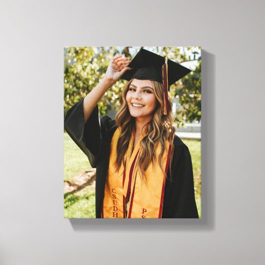 Create Your Own Custom Graduate Photo Leinwanddruck (Vorderseite)