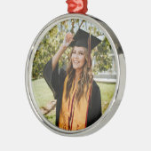 Create Your Own Custom Graduate Photo Ornament Aus Metall (Links)
