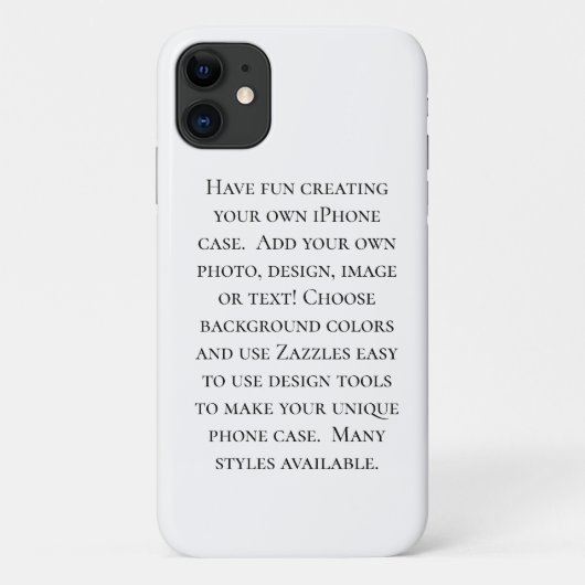 Create Your Own Custom iPhone Case (Rückseite)