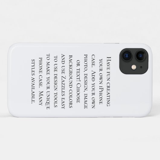 Create Your Own Custom iPhone Case (Rückseite (Horizontal))