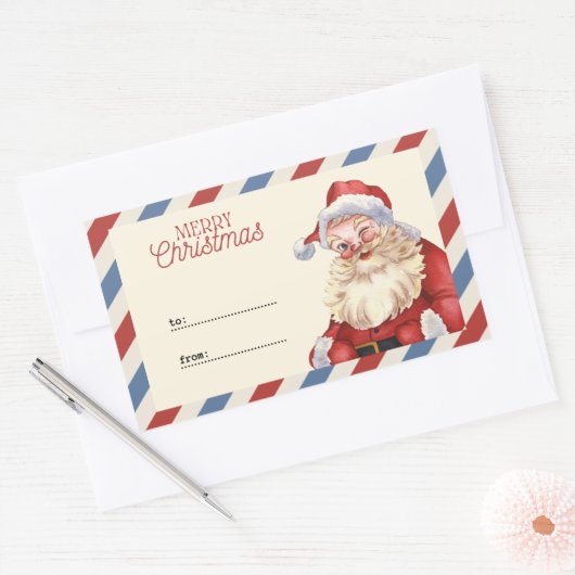 Create your own Custom Merry Christmas Sticker (Umschlag)