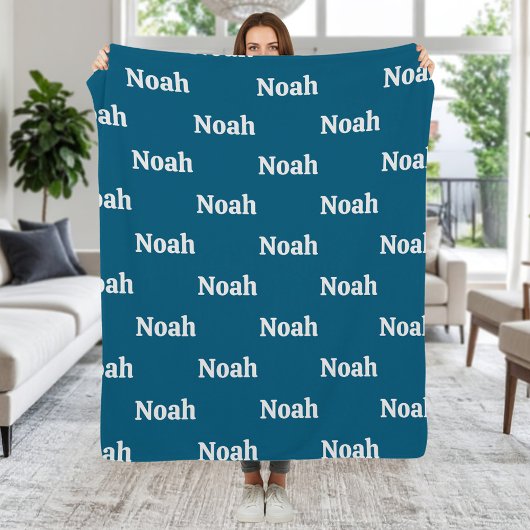 Create Your Own Custom Name Fleecedecke