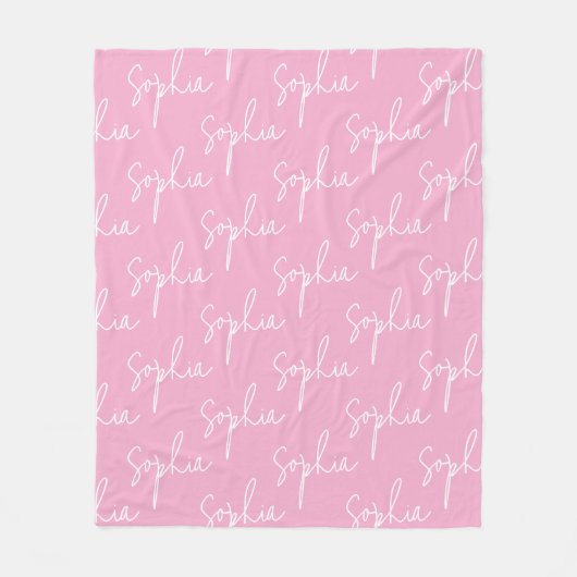 Create Your Own Custom Name Fleecedecke (Vorderseite)