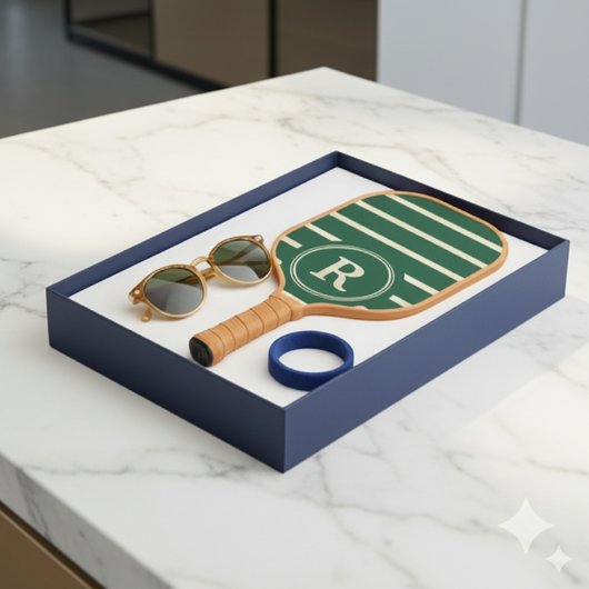 Create Your Own Custom Name Monogram Design Pickleball Schläger