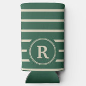 Create Your Own Custom Name Monogram Design Selters Dosenkühler (Rückseite)