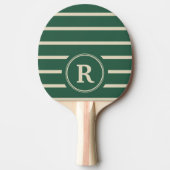 Create Your Own Custom Name Monogram Design Tischtennis Schläger (Vorderseite)