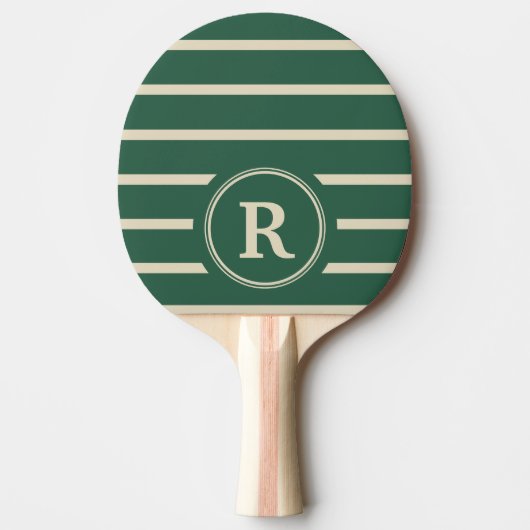 Create Your Own Custom Name Monogram Design Tischtennis Schläger (Vorderseite)