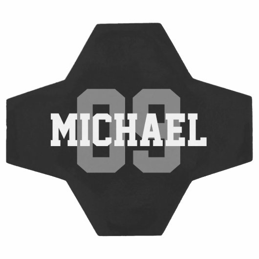 Create Your Own Custom Name Number Fußball (Flach)