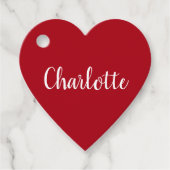 Create Your own Custom Name Valentine's Day Geschenkanhänger (Vorderseite)