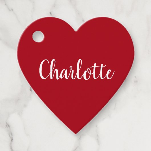 Create Your own Custom Name Valentine's Day Geschenkanhänger (Vorderseite)