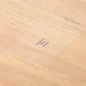 Create Your Own custom personalized﻿ Wedding Acryleinladungen (Ablage )