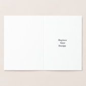 Create Your Own custom personalized﻿ Wedding Folienkarte (Innenseite)