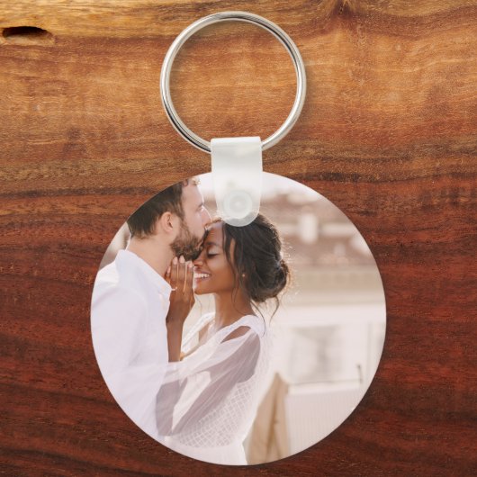Create Your Own Custom Photo Modern Picture Schlüsselanhänger (Vorderseite)