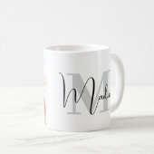 Create Your Own Custom Photo Monogram  Kaffeetasse (VorderseiteRechts)
