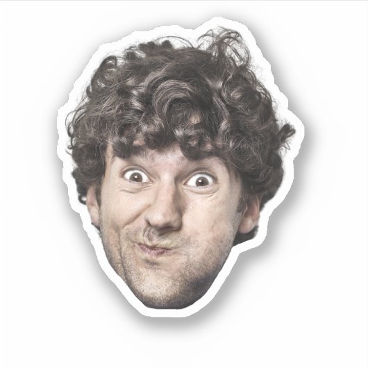 Create Your Own Custom Photo Personalized Picture Aufkleber (Vorderseite)