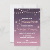 create your own custom Quinceanera 15 birthday Einladung (Vorderseite)