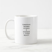 Create Your Own Custom Quote Coffee Mug Kaffeetasse (Links)